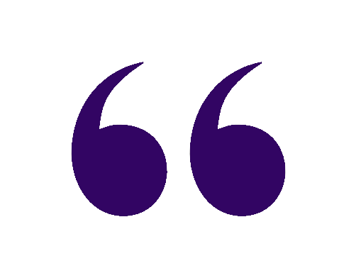 Quote-opening Purple